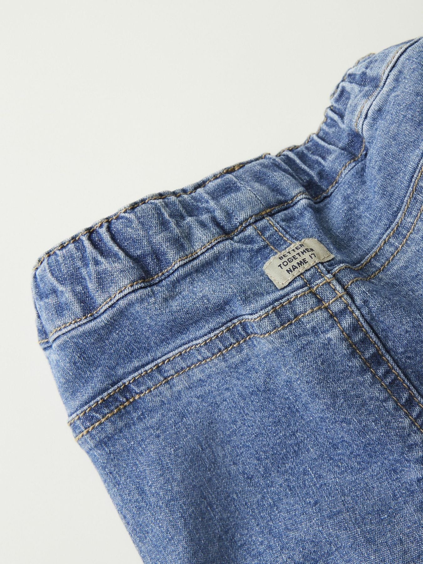 Jeans U-Shape Ben Junior con Vita Regolabile e Tasche Laterali