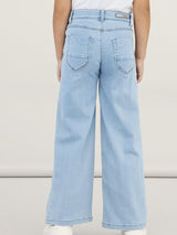 Jeans Ampi Bella Junior con Vita Regolabile e Badge