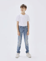 Jeans Slim Theo Junior con Vita Regolabile