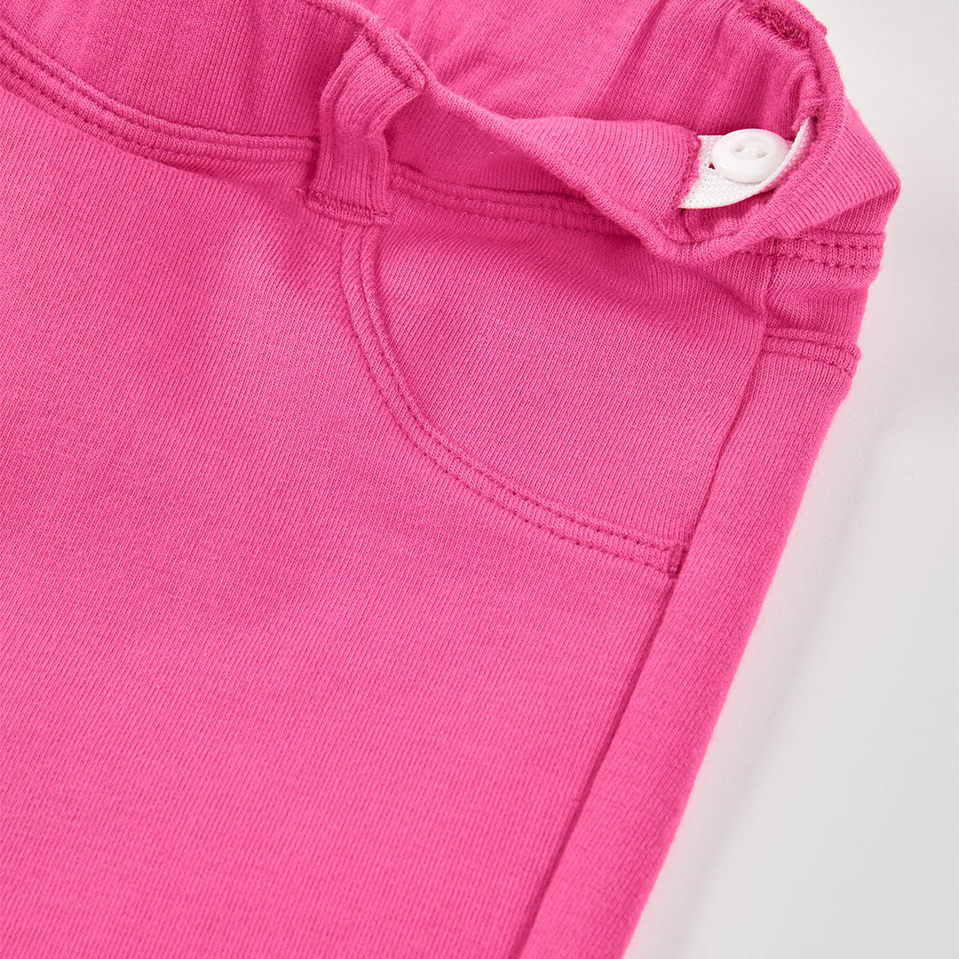 Pantaloni felpati elasticizzati per ragazza