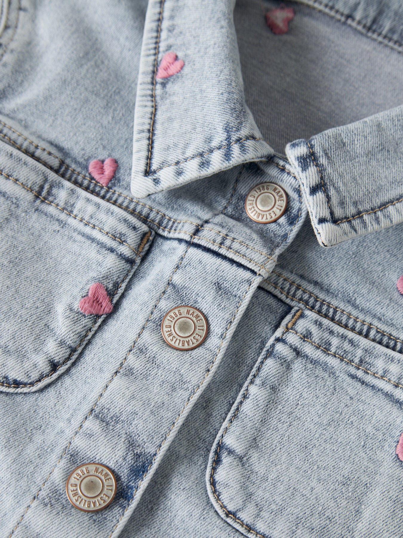 Giacca Jeans Ricamata Elisa Bambina Art. 13250731
