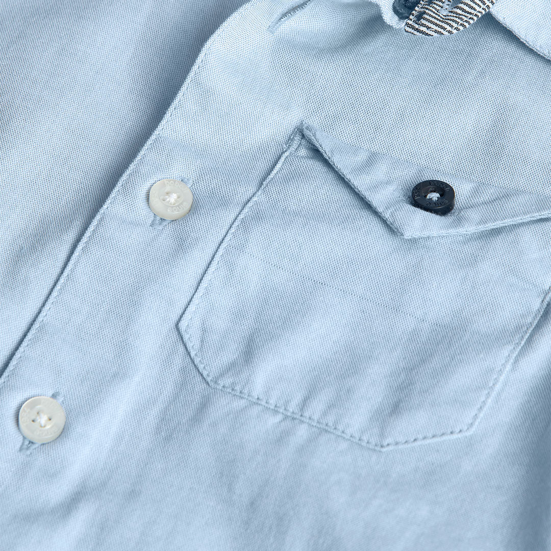 Camicia oxford manica lunga per neonati Art. 712358