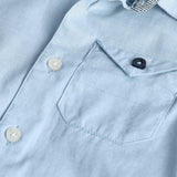 Camicia oxford manica lunga per neonati Art. 712358