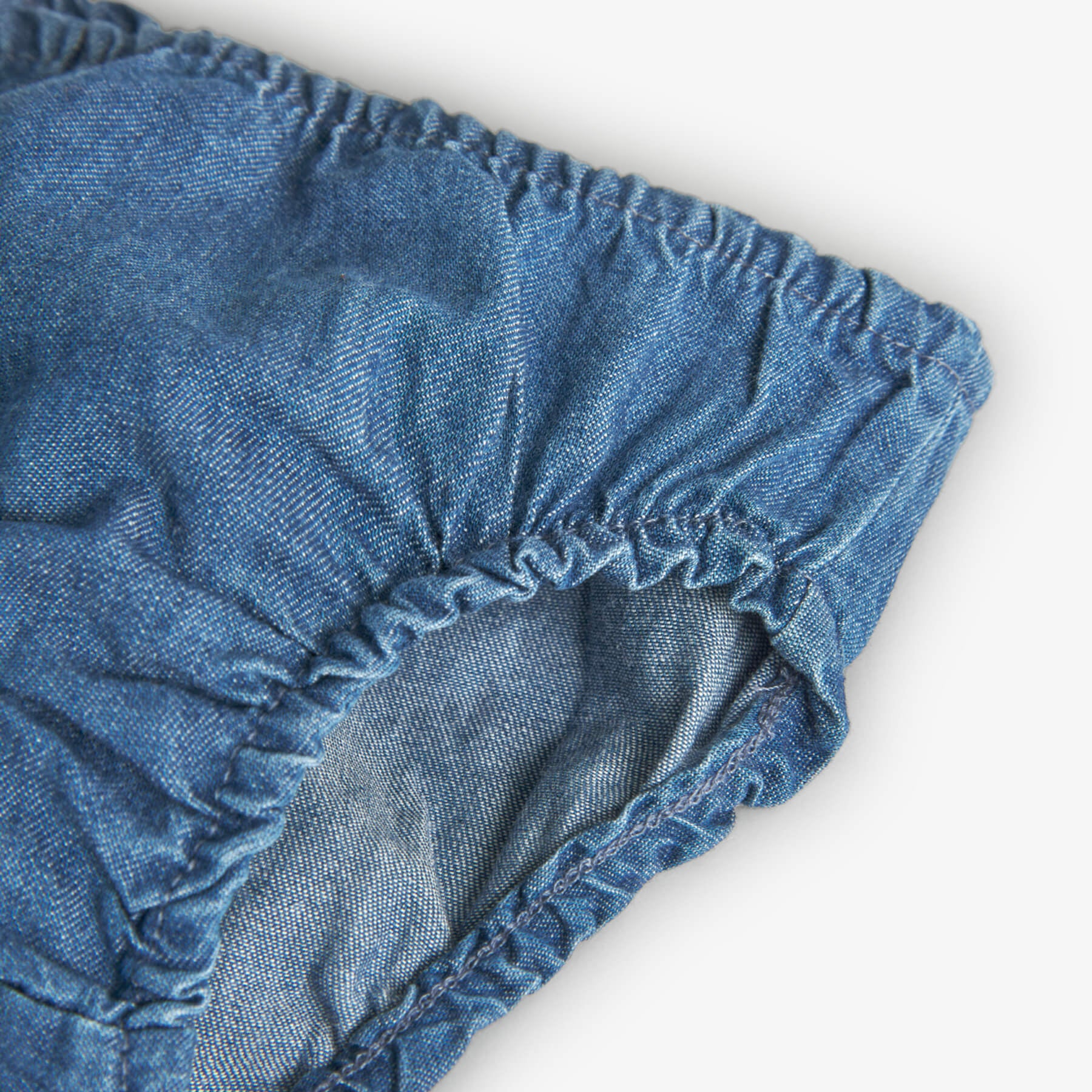 Vestito denim combinato per neonati