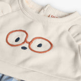 Vestito di felpa combinato per neonati Art. 112015