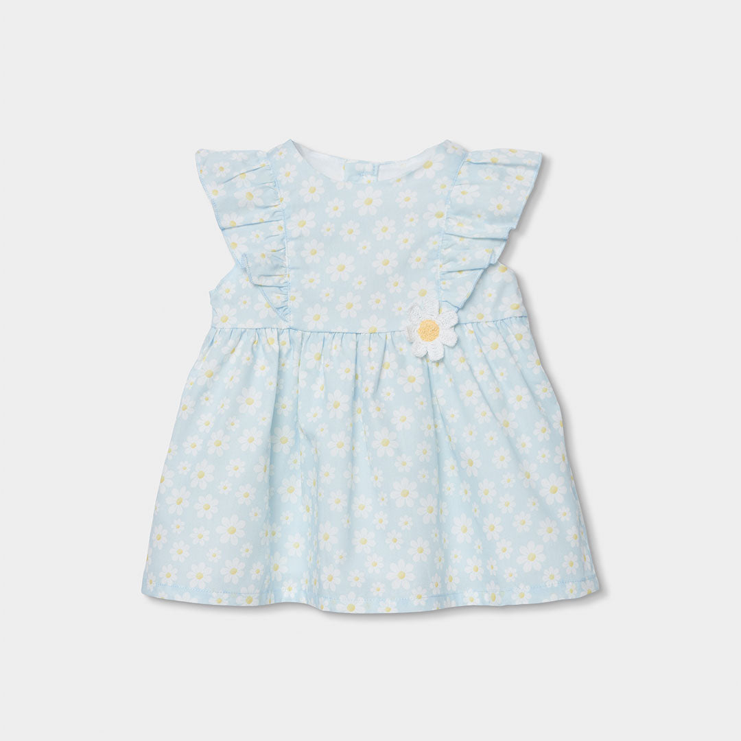 Vestito popeline fiori per neonati