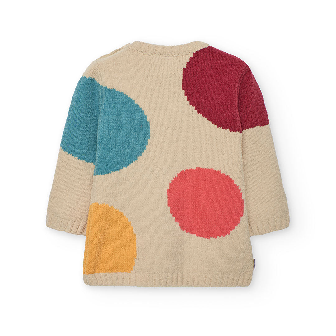 Vestito maglieria pois per bimba Art. 242053
