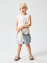 Short Jeans Mom Rose Bambina Art. 13252813