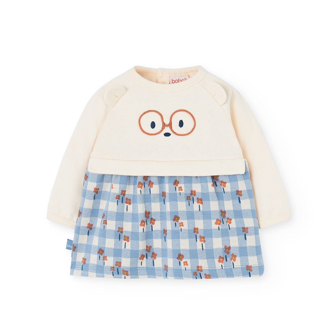 Vestito di felpa combinato per neonati Art. 112015