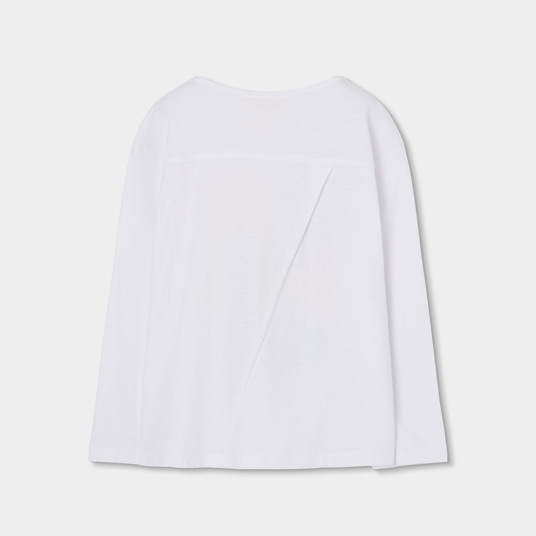 Maglietta jersey manica lunga per ragazza