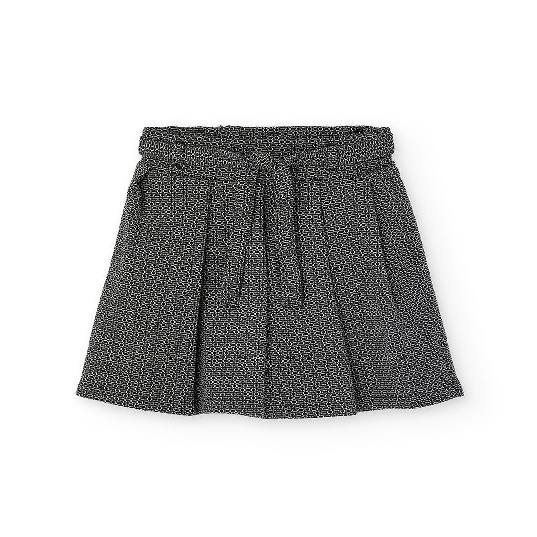 Gonna punto jacquard per ragazza Art. 402107