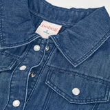 Vestito denim combinato per ragazza