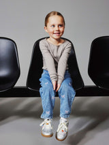 Jeans bambina Bella mom ricamati – NOOS Art. 13232569