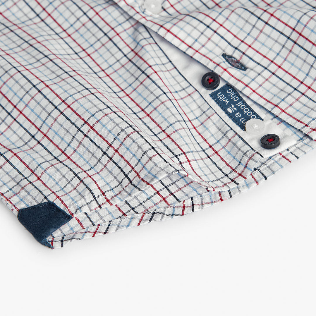 Camicia popelin quadri per neonati Art. 712246
