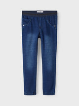 Jeans bambina Salli slim in felpa Art. 13204428