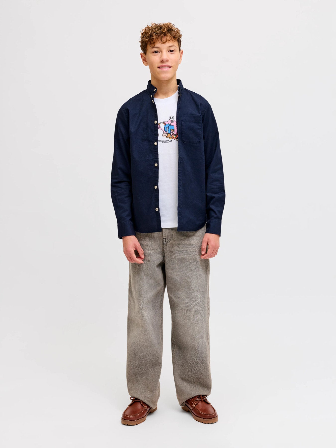 Camicia Oxford Maniche Lunghe Ragazzo art. 12183229