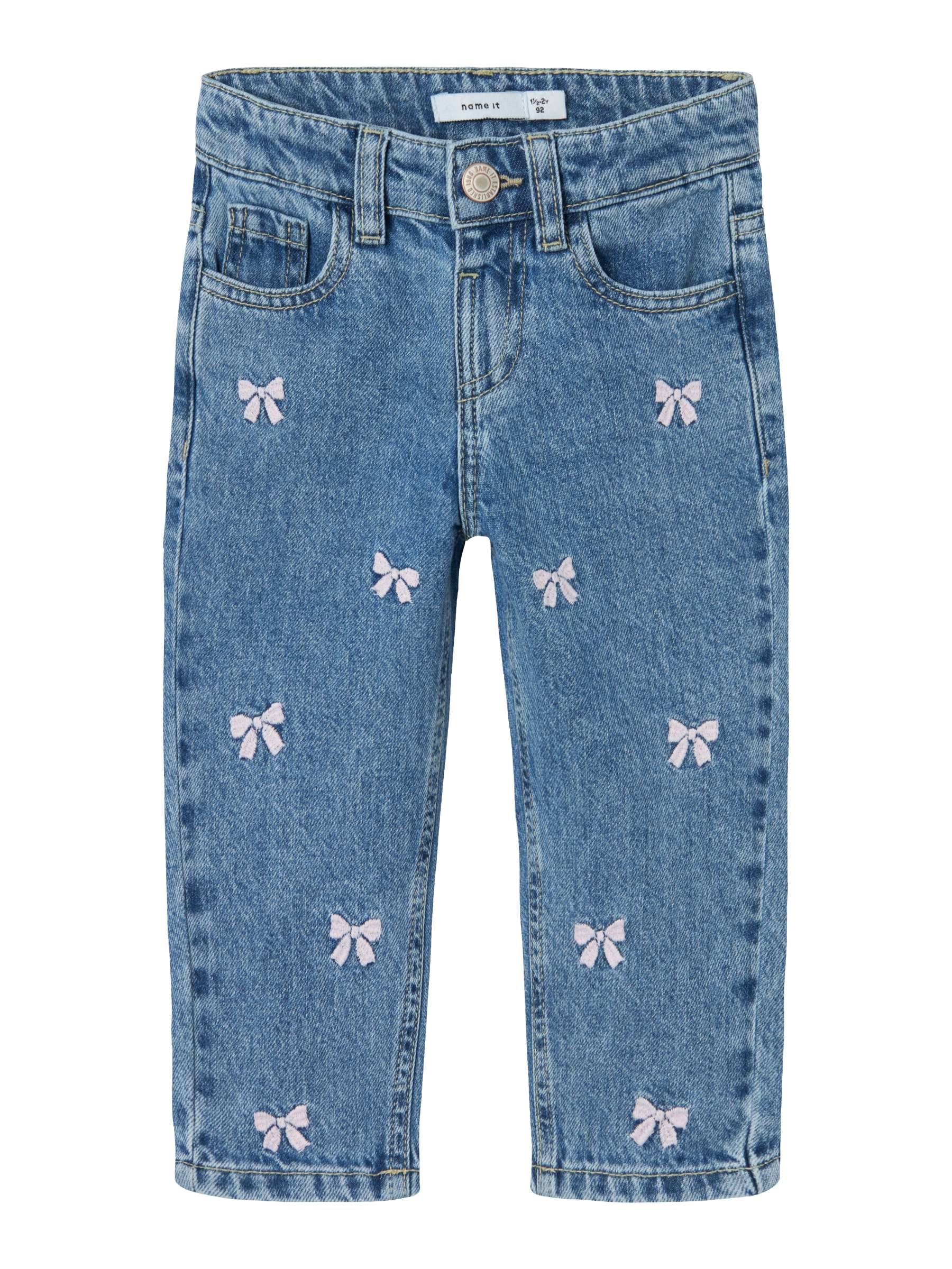 Jeans bambina Bella mom ricamati – NOOS Art. 13232569