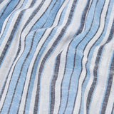 Blusa lino a righe per ragazza