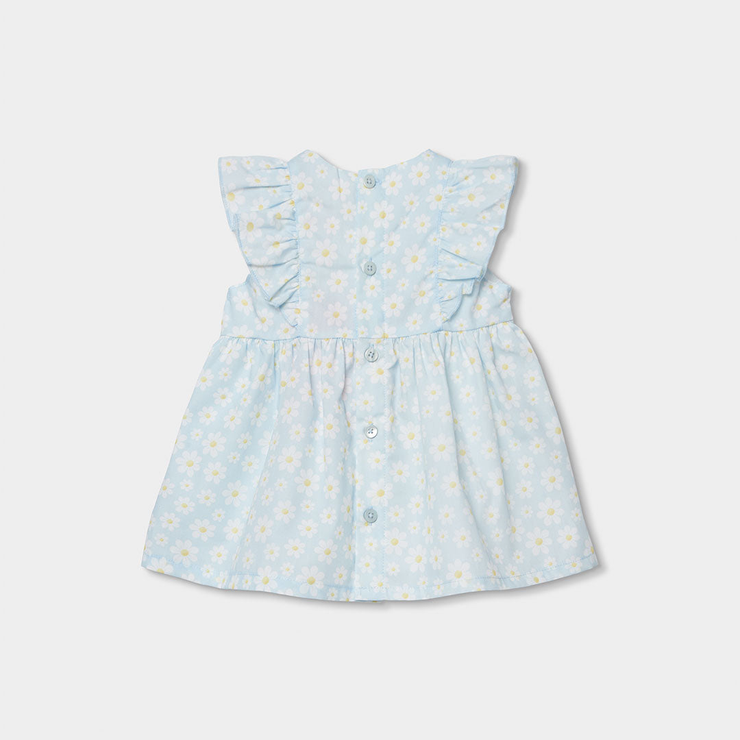 Vestito popeline fiori per neonati