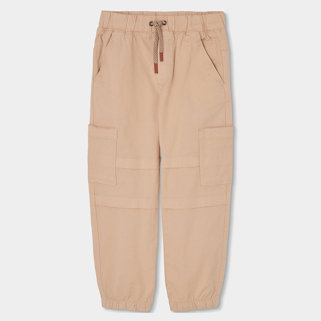 Pantaloni gabardina elastica per ragazzo