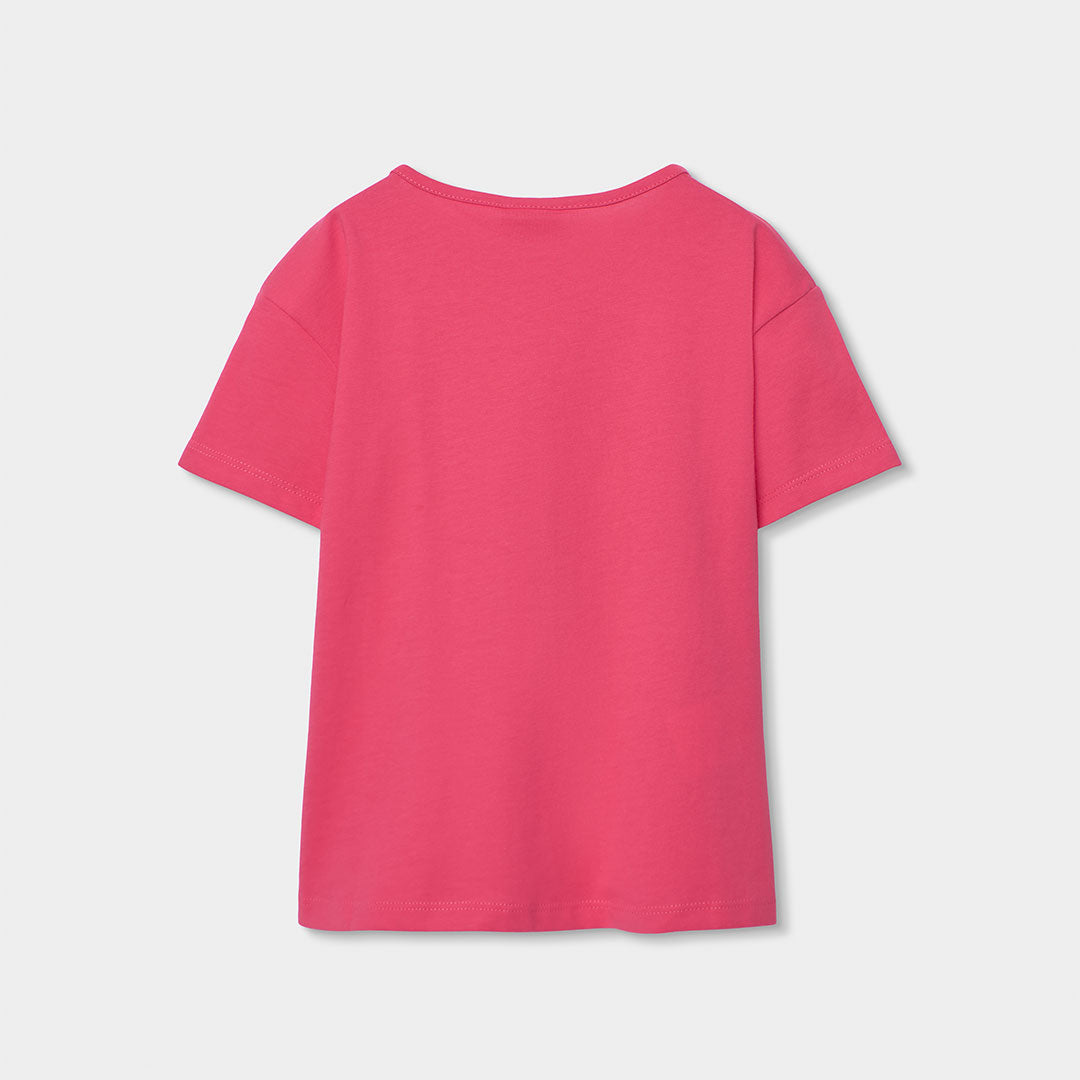 Maglietta jersey stampato per ragazza