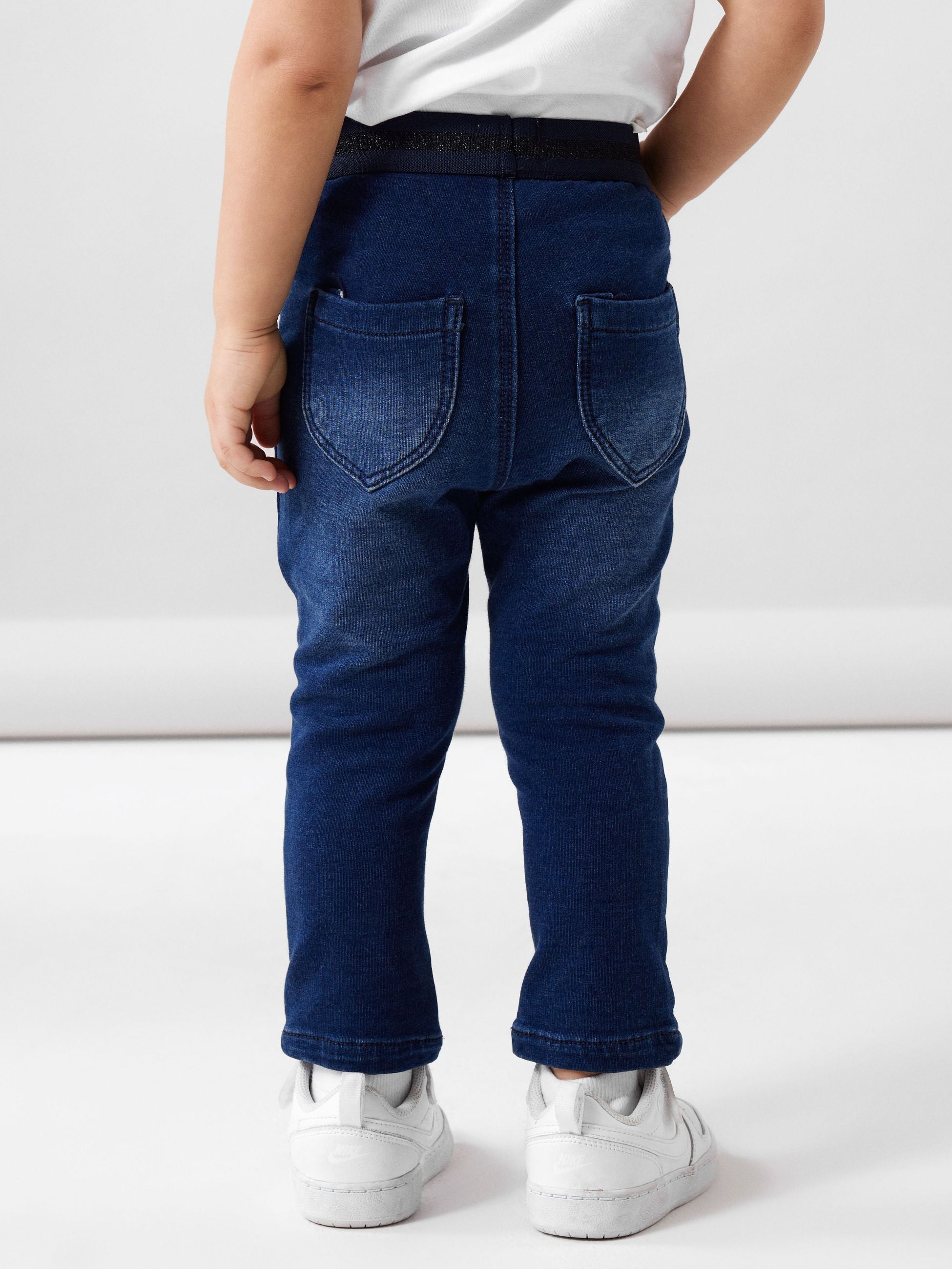Jeans bambina Salli slim in felpa Art. 13204428