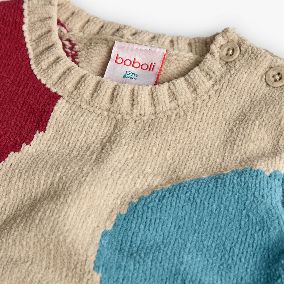 Vestito maglieria pois per bimba Art. 242053