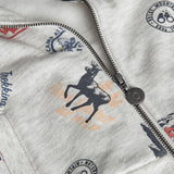 Giacca felpata stampato per neonati Art. 312107