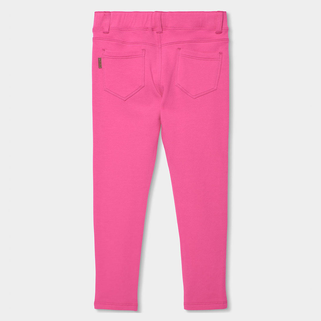 Pantaloni felpati elasticizzati per ragazza