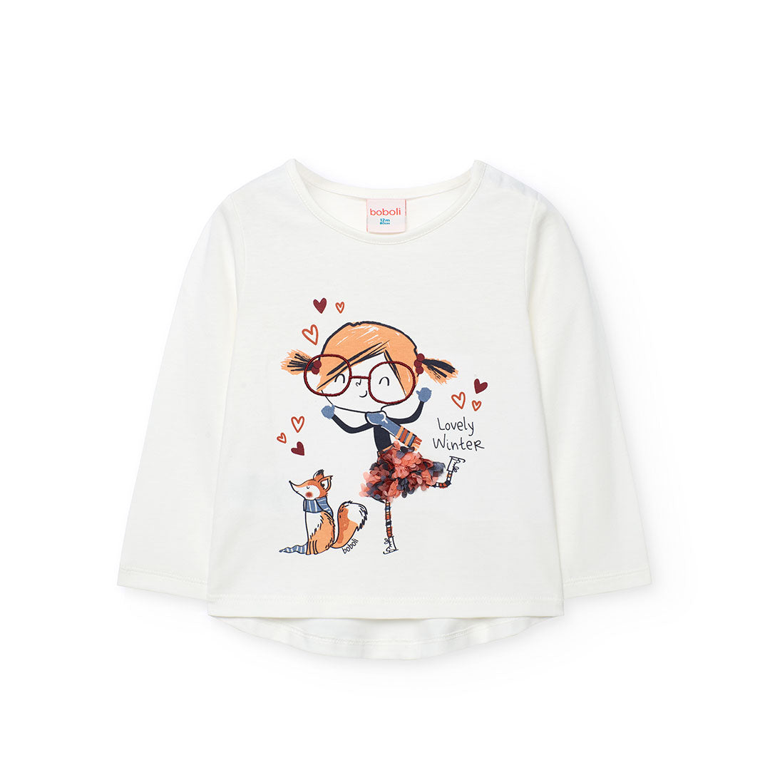 Maglietta jersey per bimba Art. 212128