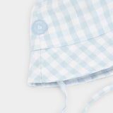 Cappello popeline quadri per neonati