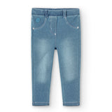 Pantaloni felpati denim per bimba Art. 290001