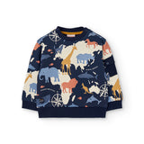 Felpa felpata stampato per neonati Art. 302049