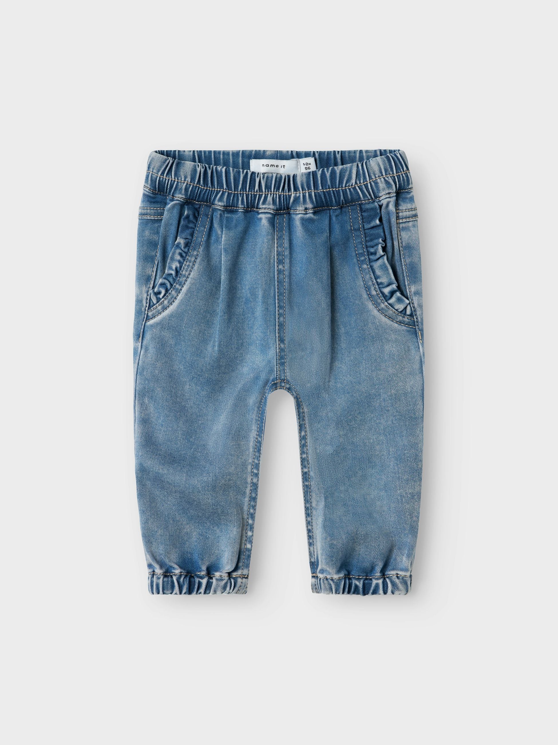Jeans bambina Rose con balze – NOOS Art. 13243073