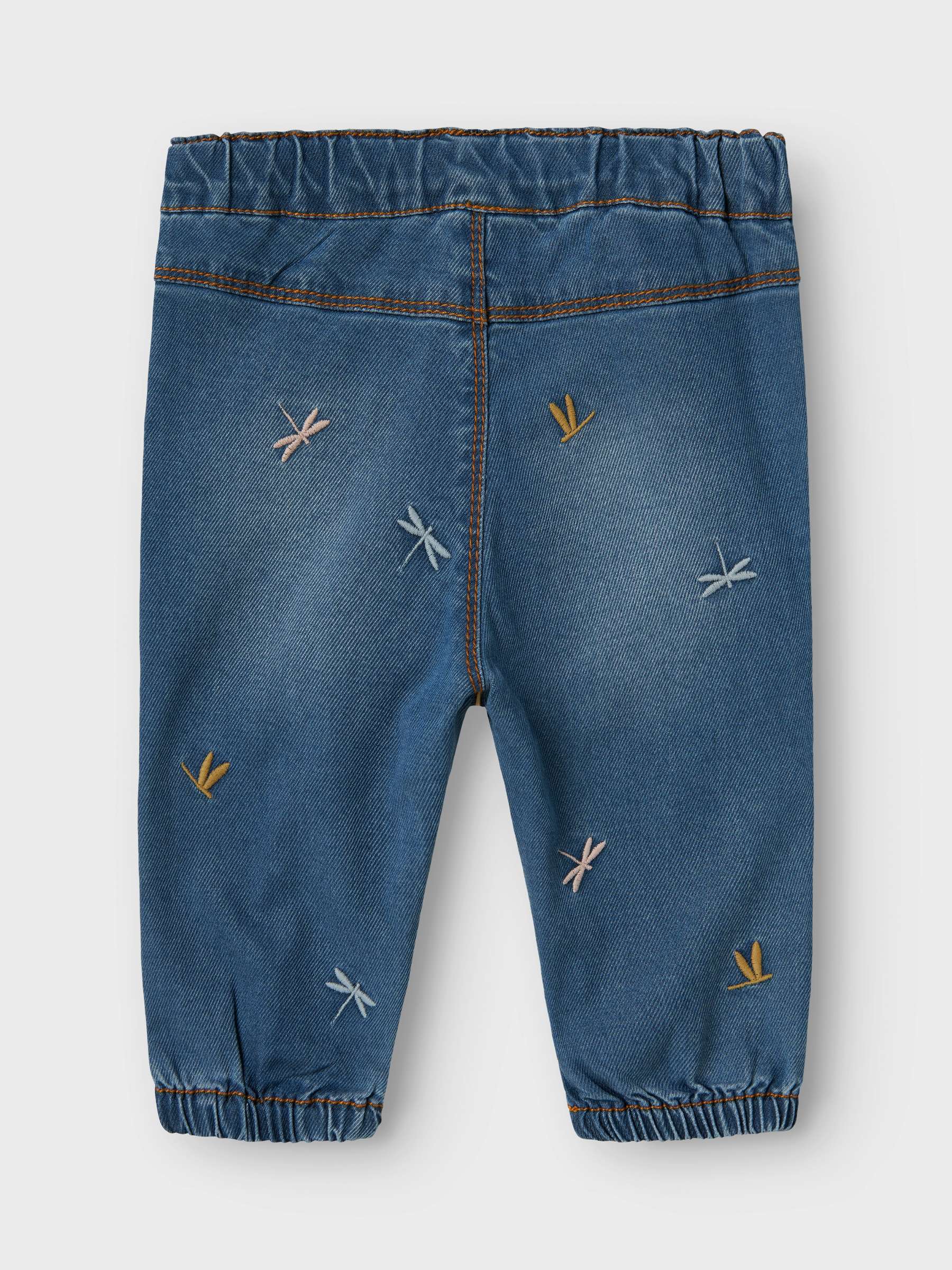 Jeans Ricamati Rose Neonata