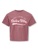 Maglia Manica Corta Boxy Stampata Villa Life Ragazza art. 15368778