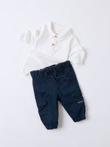 Pantaloni Cargo Ben Junior con Tasche Cargo