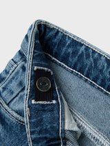 Jeans Dritti Rose Bambina