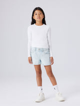 Short Jeans con Strass Rose Ragazza Art. 13239976