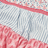 Vestito denim combinato per ragazza