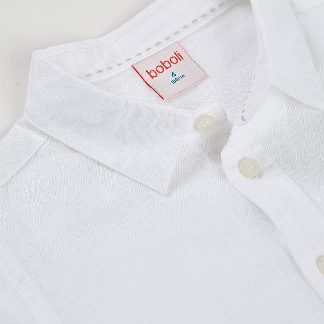 Camicia lino per bambino Boboli art. 873019