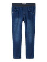 Jeans bambina Salli slim in felpa Art. 13204428