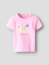 Top Boxy a Maniche Corte Vubie Junior con Stampa