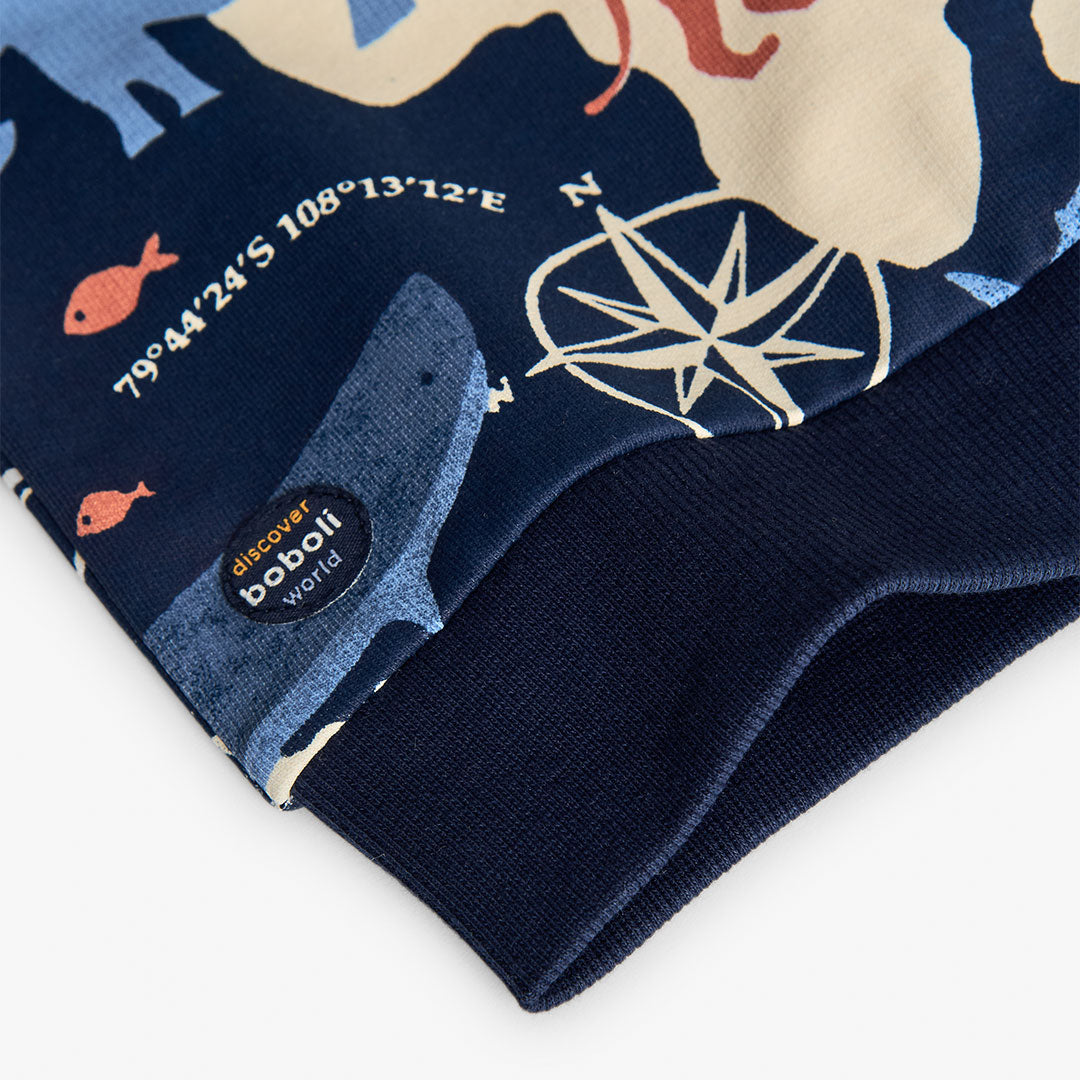 Felpa felpata stampato per neonati Art. 302049