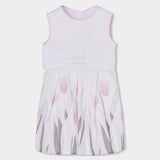 Vestito satin senza maniche per ragazza