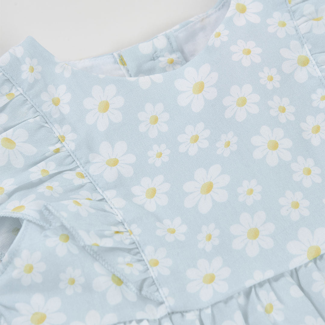 Vestito popeline fiori per neonati