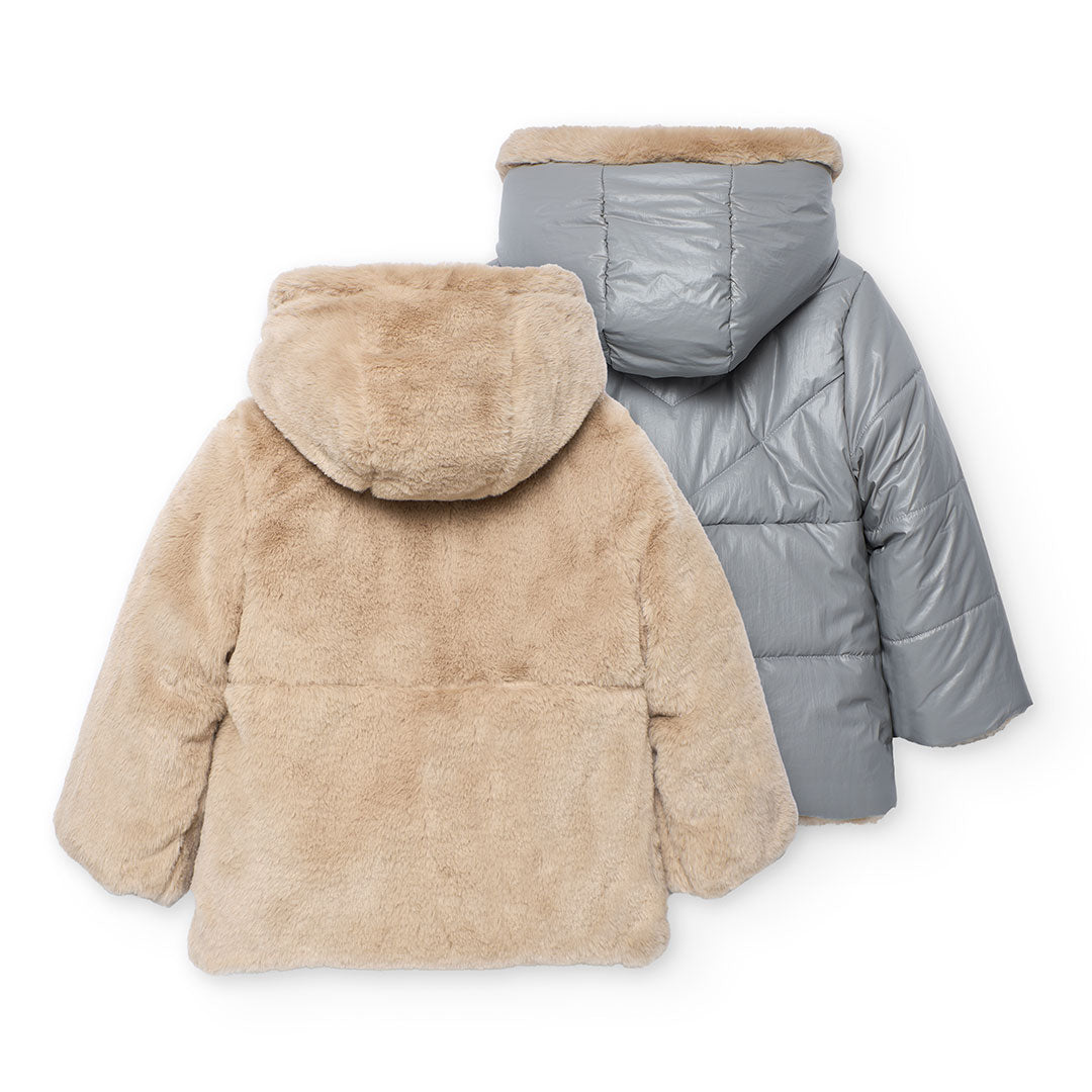 Parka reversibile per bimba Art. 702098