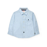 Camicia oxford manica lunga per neonati Art. 712358