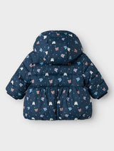 Piumino neonata May fantasia con balza Art. 13244036